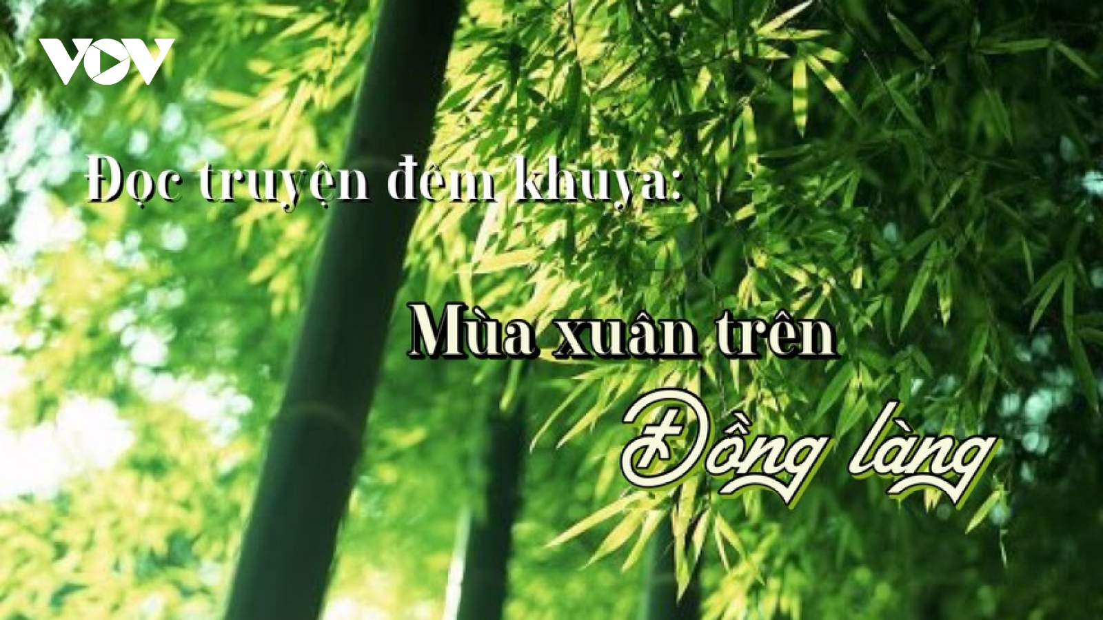 Bóng tre kể chuyện "Mùa xuân trên đồng làng"